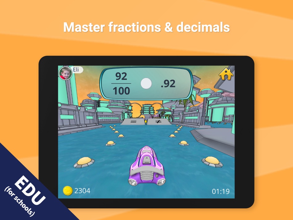 #6. Teachley Fractions Boost2 EDU (iOS) 来自: Teachley