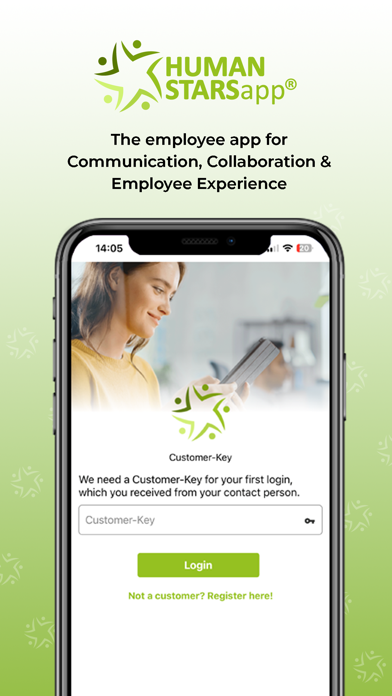 HUMANSTARS Employee App Screenshot