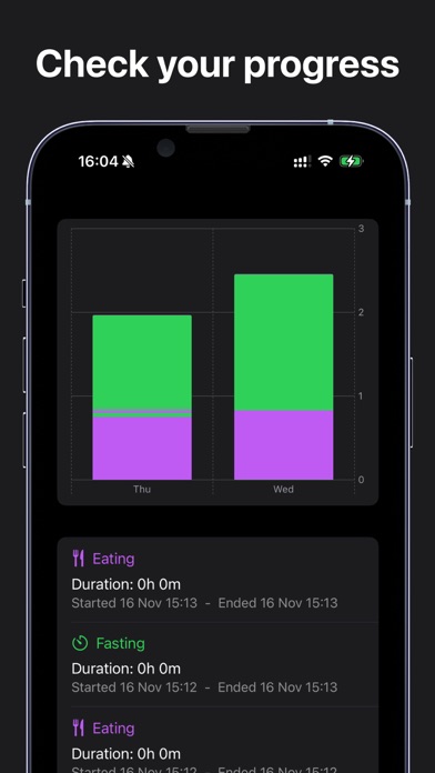 Intermittent Fasting Manager Screenshot