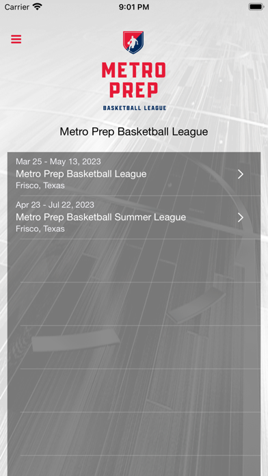 Metro Prep Basketball League Screenshot