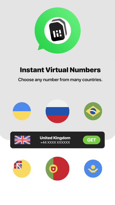 Virtual Number Service Screenshot