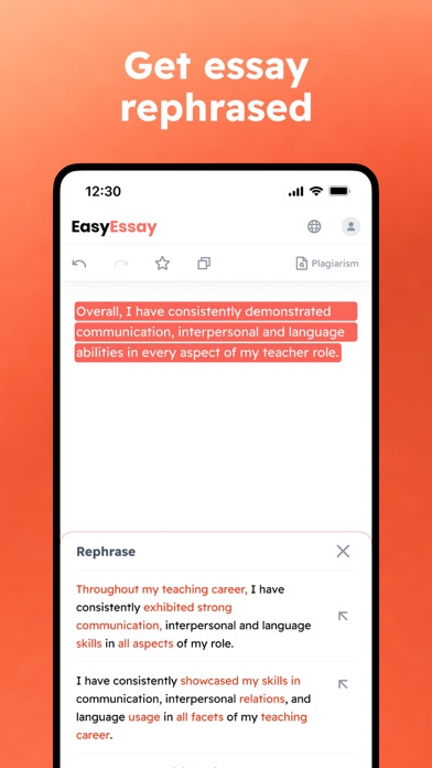 EasyEssay -- AI Essay Writing Screenshot