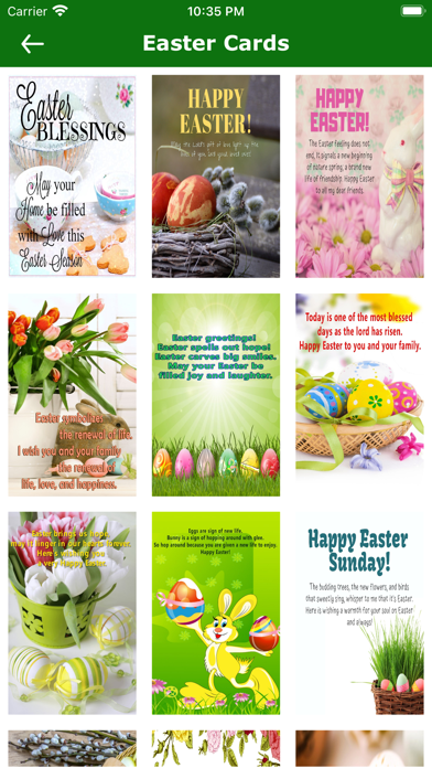 Easter Cards & Greetings Screenshot