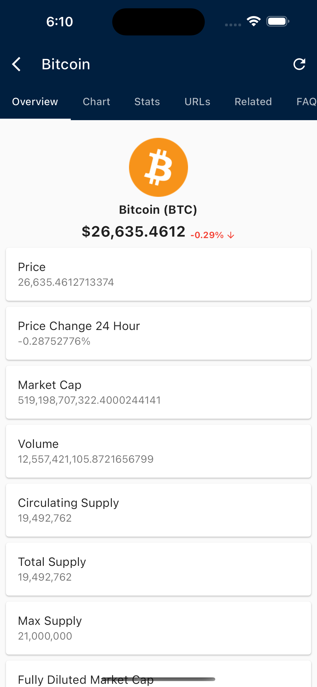 Crypto Insights - Price & Info