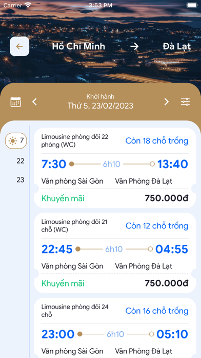 Xe Khách Long Vân Limousine Screenshot