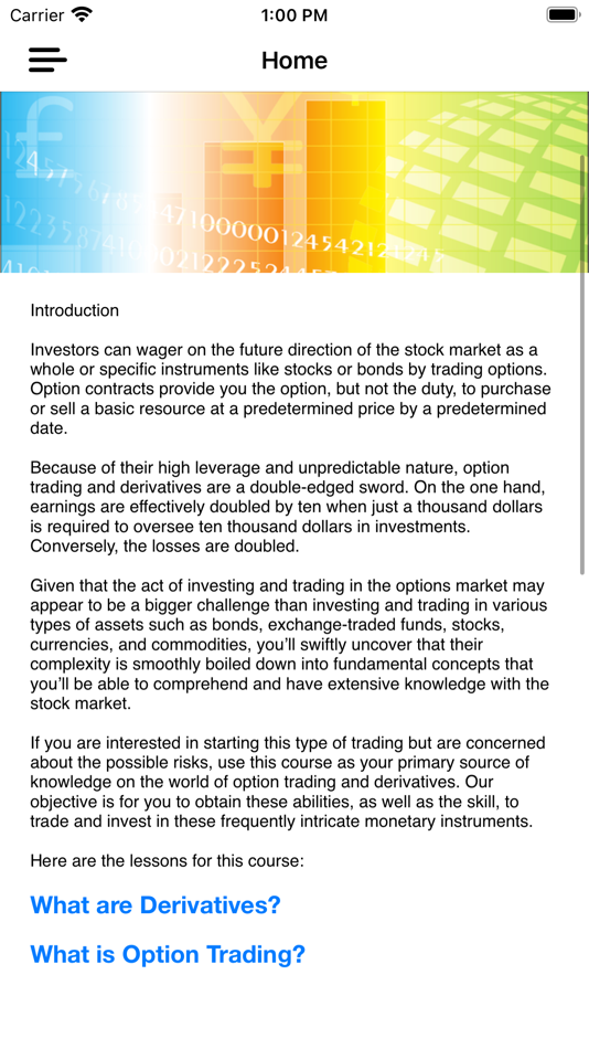 #4. Options Trading Course (iOS) 由: Anna Fael
