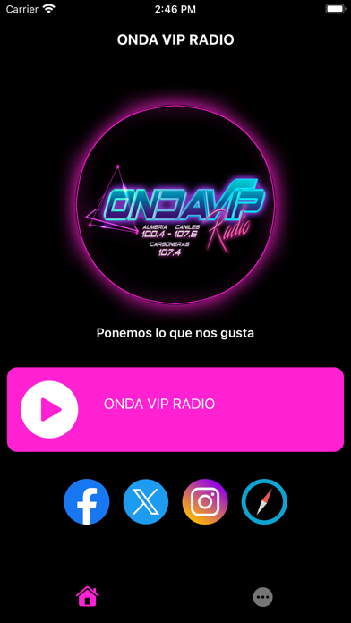 Onda Vip Radio Almeria Screenshot