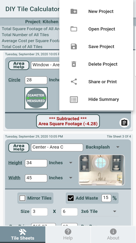 #6. DIY Tile Calculator (iOS) 由: Frederick Braden