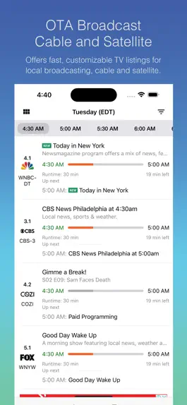 Game screenshot TV Listings Plus mod apk