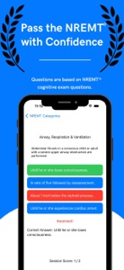 NREMT EMT Basic Exam Prep 2024 screenshot #4 for iPhone