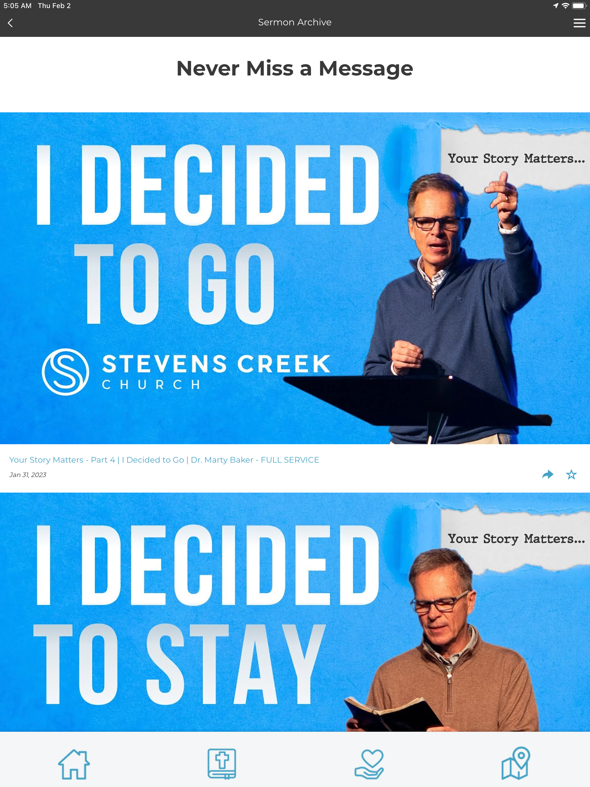 Stevens Creek Church screenshot 6
