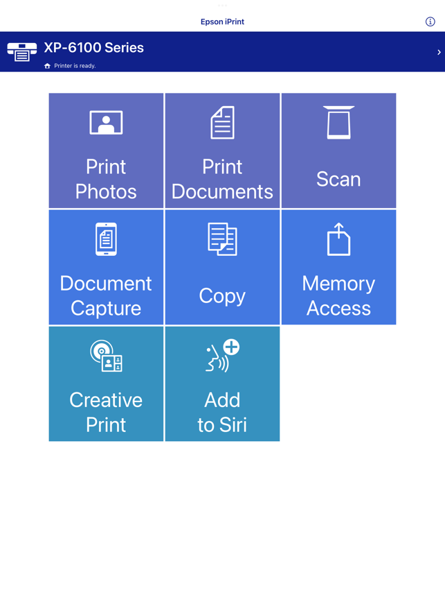 ‎Epson iPrint Screenshot