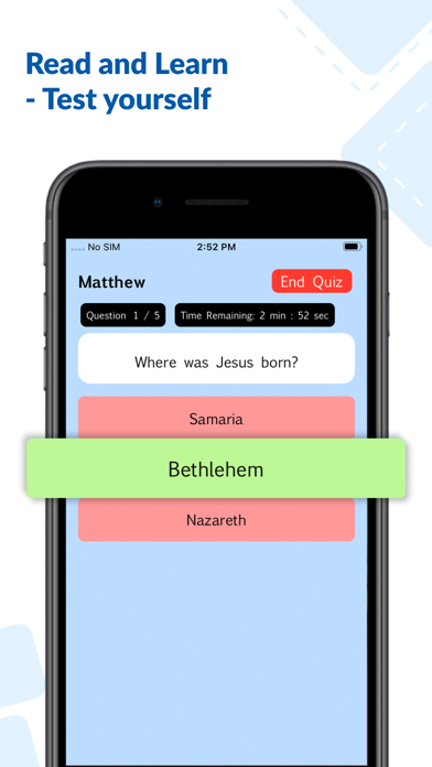 Bible Quiz - Oly Bible Screenshot
