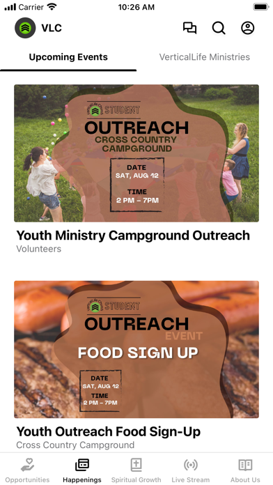 Vertical Life Church NC Screenshot