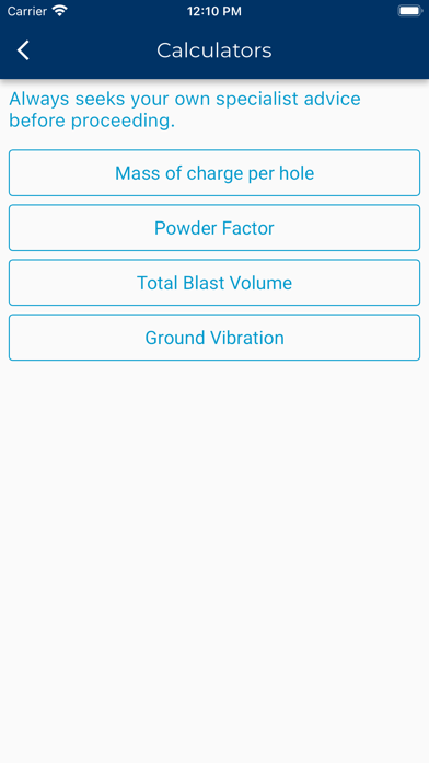 Orica Pocket Blast Guide Screenshot