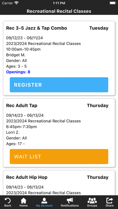 Linsey's Cheer & Dance Center iPhone screenshot 4 - Sports app