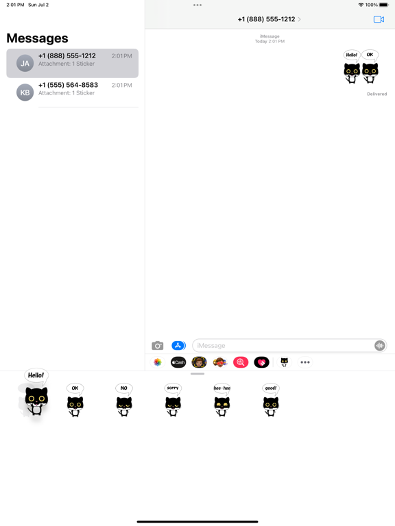 Screenshot #5 pour Round chat noir