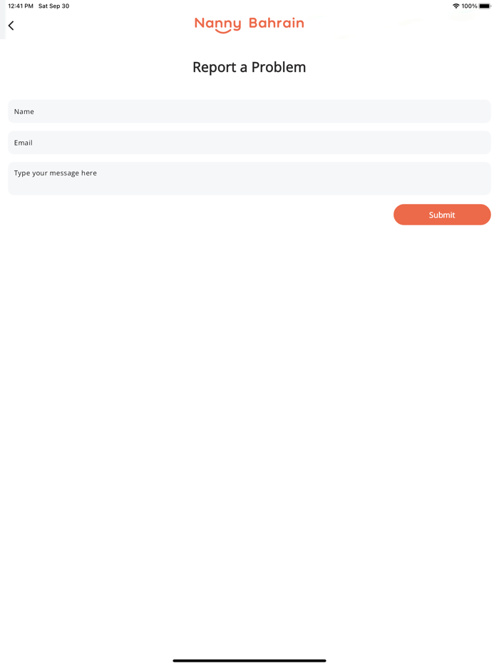 Nanny Bahrain Application