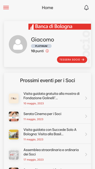 Banca di Bologna Soci Screenshot