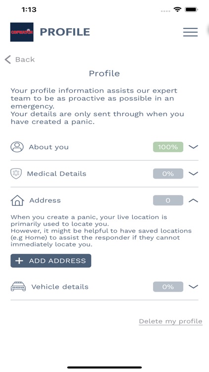 Copwatch Panic App screenshot-5
