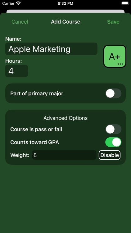 Fourpoint - A GPA Calculator