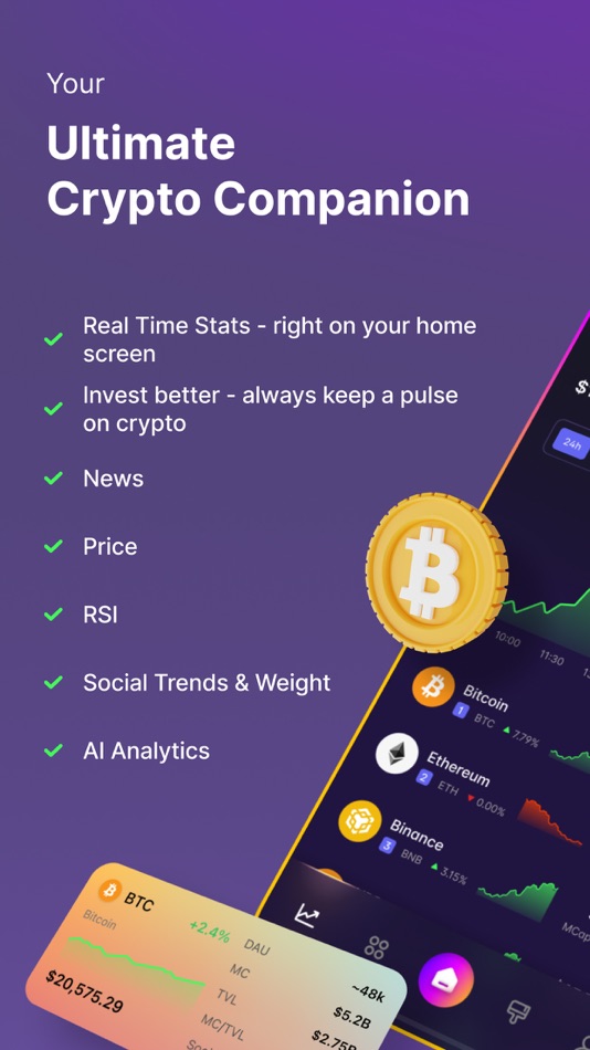 #1. Crypto Signals Widget - Blix (iOS) 由: Abstrakt Group Abstrakt, LLC