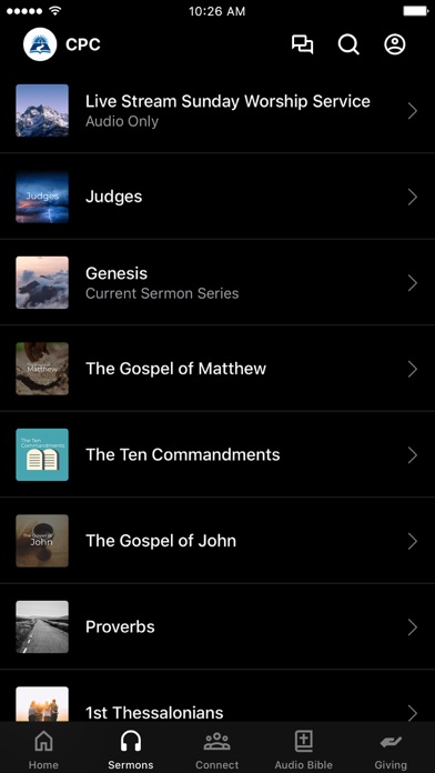 Community Presbyterian Church Screenshot
