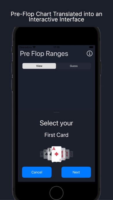 Poker PreFlop Trainer GTO Screenshot