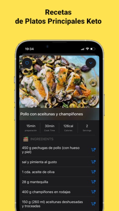Recetas keto - low carb DIET Screenshot