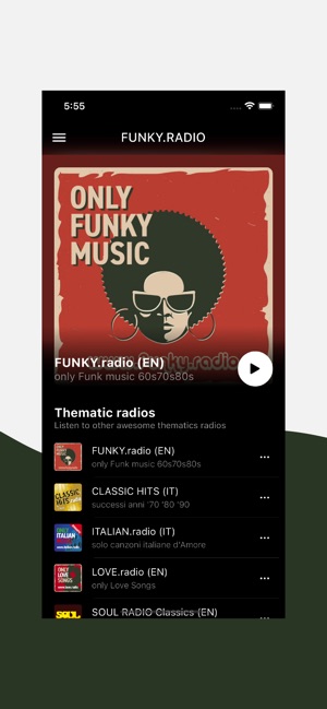 FUNKY RADIO 607080 FUNKY.radio on the App Store