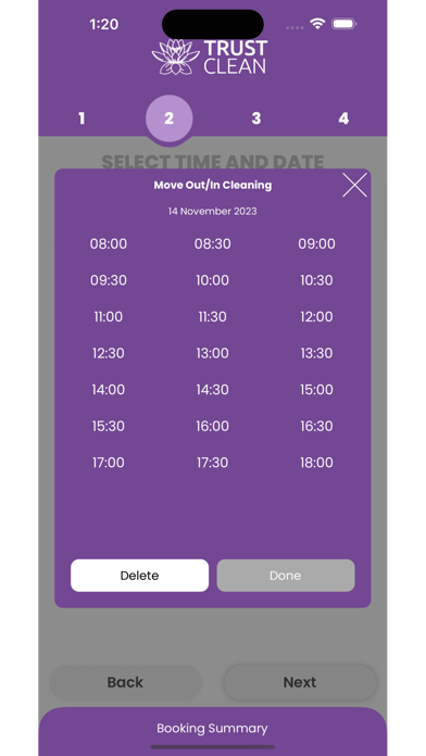 Trust Clean: Cleaning App Screenshot