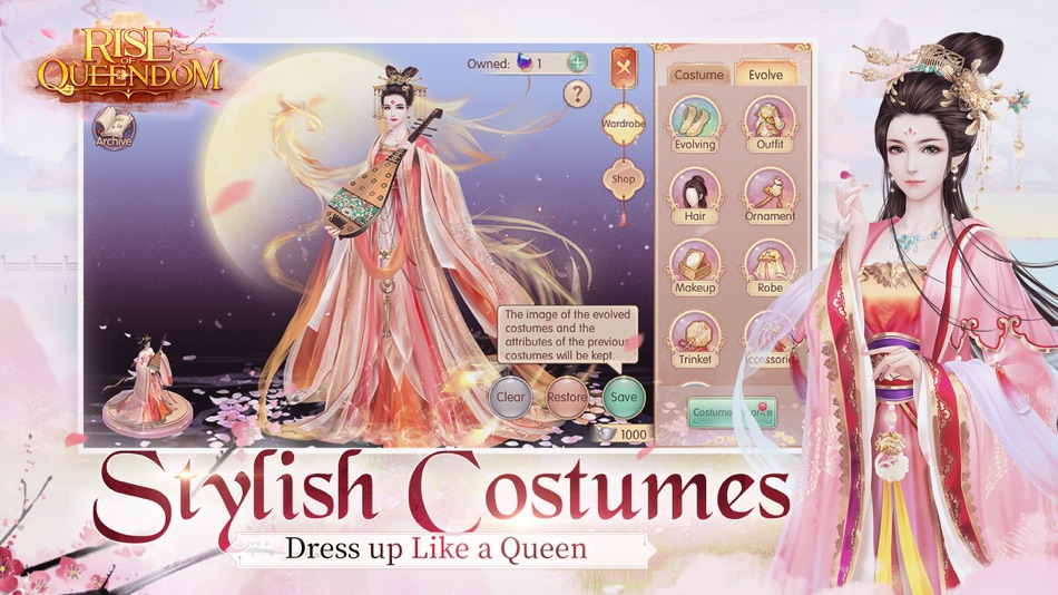 #3. Rise of Queendom (iOS) 由: Wish Interactive Technology Limited