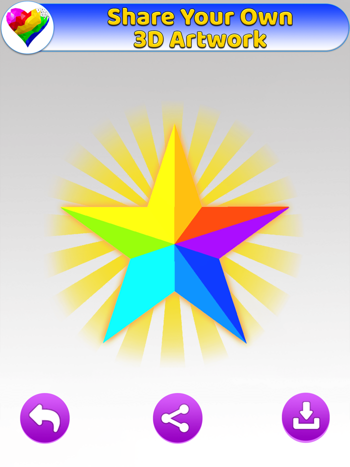 Poly Art 3D - Color by Number