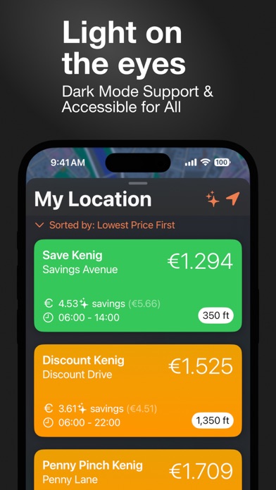 Cheap Gas Stations Spritkenig Screenshot
