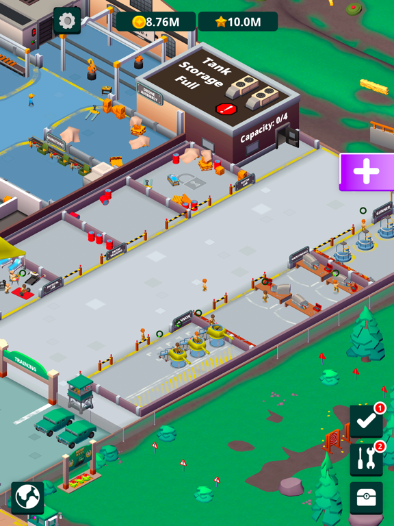 Idle Tank Tycoon Battle Royale iPad screenshot