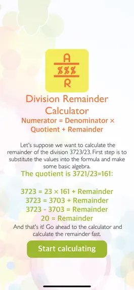 Game screenshot Remainder Division Calculator mod apk