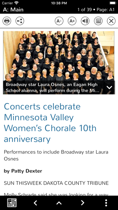 Dakota County Tribune Screenshot