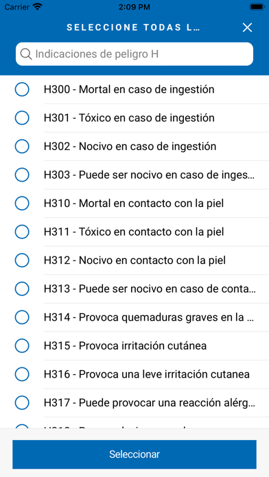 Riesgo por exposición dérmica Screenshot
