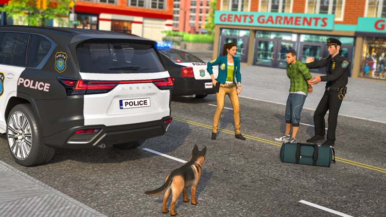 Police Spooky Jeep Parking 3D screenshot-3