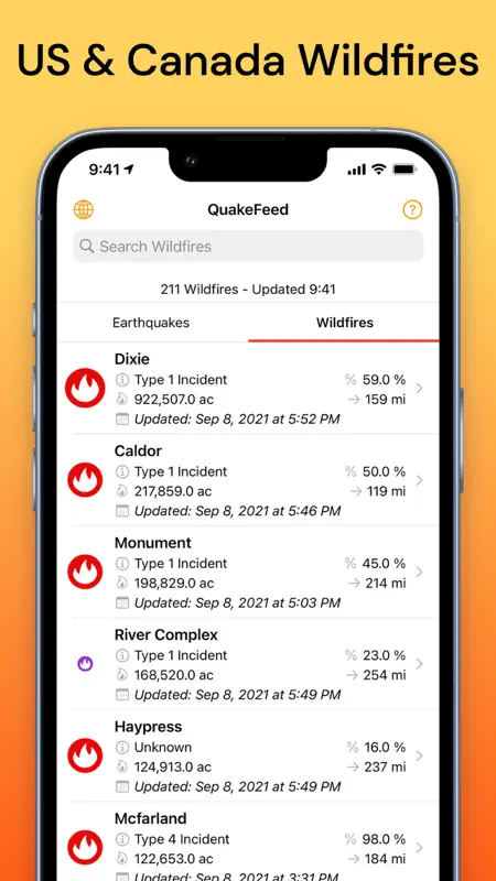 QuakeFeed Earthquake Alerts screenshot 7 of 10