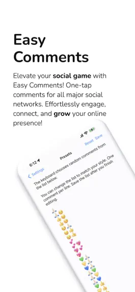 Game screenshot Easy Comments for Social Media mod apk