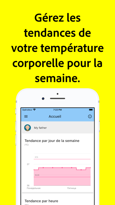 Screenshot #3 pour La température de mon corps
