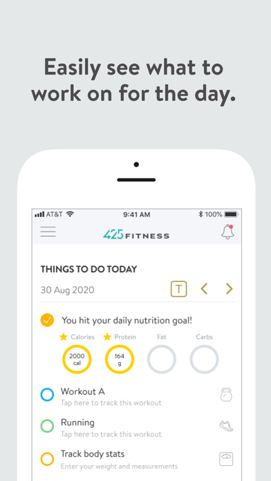 425 Fitness Screenshot