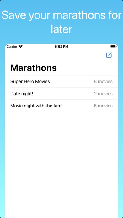 Movie Marathoner Screenshot