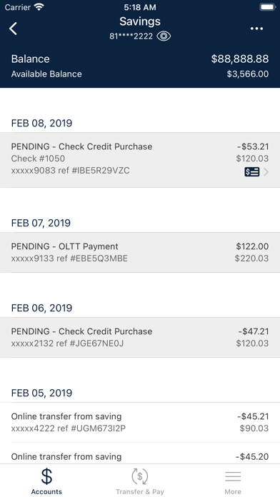 Scale Bank MN Personal Banking Screenshot
