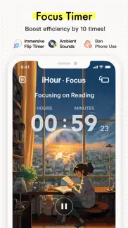 ihour - focus time tracker iphone screenshot 2