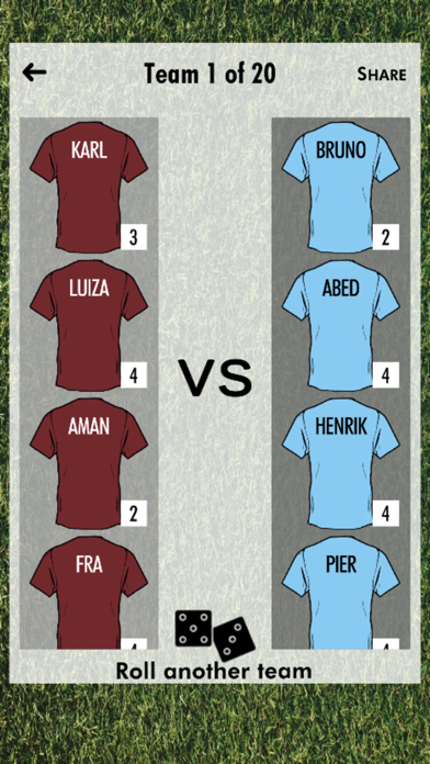 Team Picker Screenshot