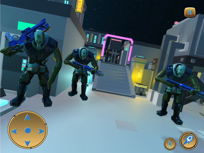 Scifi Robot War Shooting Game