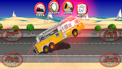 Fire Truck Race & Rescue! Screenshot