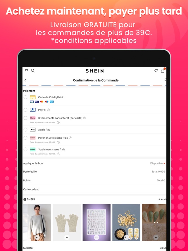 SHEIN-Achat en ligne dans l'App Store